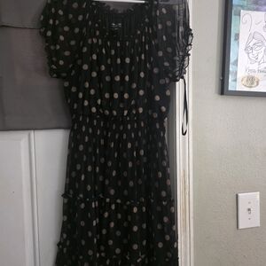 Black Polka Dot Dress